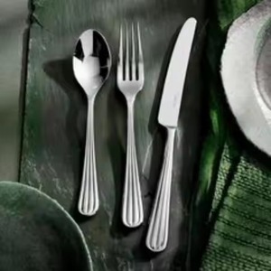 Ensemble de table de cuisine de luxe, ensemble de couverts en acier inoxydable, conçu pour des repas haut de gamme et un attrait sophistiqué - Product Image 1