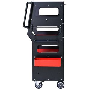 Carrello Diagnostico Multiuso a 4 Livelli in Colori Nero e Rosso - Product Image 6
