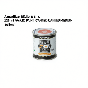 Pintura Acrílica Amarillo Medio 125ml en Lata - Product Image 3