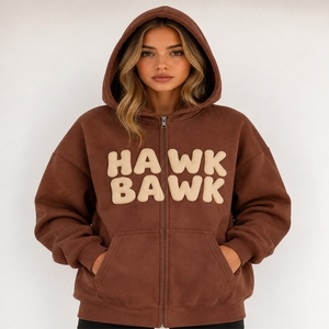 Sudadera con capucha de forro polar de color liso premium para mujer, estilo urbano, cómoda, de invierno, suave al tacto, con estampado personalizado. - Product Image 1