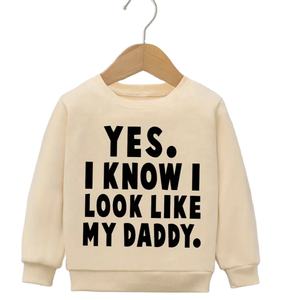 Sudadera de felpa personalizada unisex para niños, jersey de manga larga de gran tamaño, estampado informal para niños, estilo de letra estampado de punto para bebé - Product Image 1