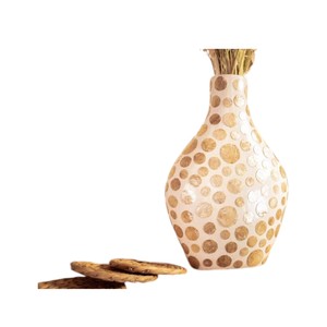 แจกันฝังมุกหรูหราพร้อมลวดลายจุดทองคำสวยงามจากเวียดนาม - Product Image 4