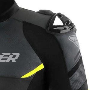 High Quality Outdoor Use Custom Made Motorbike Leather Jacket Men Lightweight Winter Wear Genuine Leather Motorbike Jacket - Product Image 5