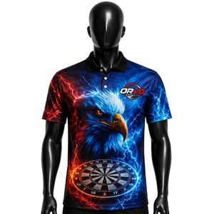 Camiseta Deportiva Personalizada para Sublimación, Estampado por Transferencia, Patrón 3D, Unisex, 100% Poliéster, Secado Rápido, Transpirable, Ropa de Equipo - Product Image 1