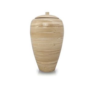 Urna Conmemorativa de Madera para Cenizas, con Acabado Natural Artístico y Artesanía Superior - Product Image 2
