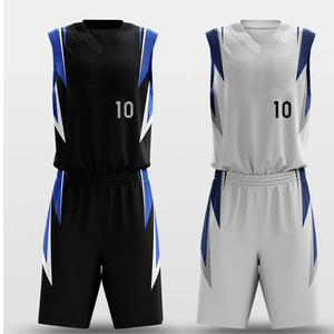 Conception personnalisée, faible MOQ, service OEM, uniforme de basketball réversible, vêtements de sport respirants de haute qualité, 100% polyester ECOSPIRE - Product Image 1