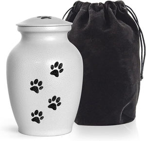 Decorative Stainless Steel Modern Eco-Friendly Pet Cremation Urns <b>for</b> Dog <b>Ashes</b> Small Funeral Supplies Wholesale - Product Image 1