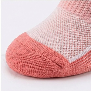 Coral Crew <b>Socks</b> Breathable Mesh Knitted Polyester Spandex <b>Running</b> Athletic Summer Adult Regular Fit - Product Image 6