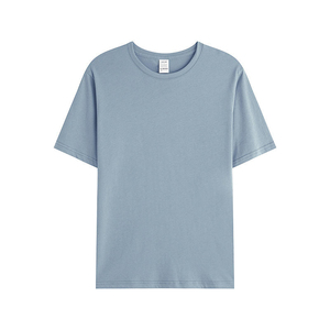 Camiseta de Manga Corta para Hombre, Cuello Redondo, Color Azul Marino, Corte Regular, Estilo Casual, Tejido de Punto, 100% Algodón - Product Image 4