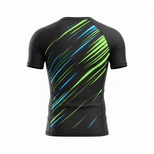 Camiseta de compresión duradera sublimada al por mayor para hombres, mujeres y niños, para entrenamiento de MMA, BJJ, Jiu Jitsu No-Gi, traje de baño personalizado - Product Image 2