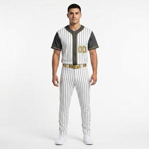 Uniformes de Béisbol Unisex de Alta Calidad, Transpirables, de Secado Rápido, Tallas Grandes, Personalizables con Logotipo, OEM - Product Image 1