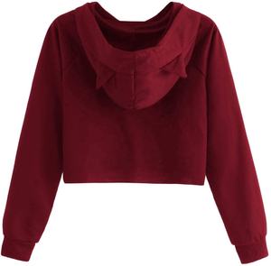 Sudadera con Capucha para Mujer, Estilo Urbano, Gruesa, Personalizable, y Pantalones Deportivos Casuales - Product Image 3