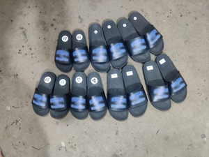 Pantuflas de PVC y Cuero Genuino para el Hogar, Antideslizantes, Transpirables, de Secado Rápido y Ligeras - Product Image 1