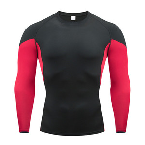 <b>Men</b> Compression Shirts Athletic Compression Shirts OEM Supplier High Quality <b>Men</b> Compression Shirts Gym Workout Compression Tops - Product Image 3