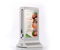 Tablette à écran tactile Menu alimentaire annonces dessus de Table affichage numérique pour café Restaurant écran numérique pour la publicité