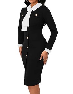 Robe polo pour femme de qualité supérieure - Tissu piqué anti-rétrécissement - Logo personnalisé - Manches courtes - Vêtements sportifs pour femmes - Product Image 5