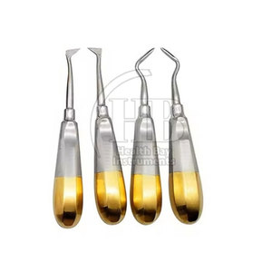 Ensemble d'élévateurs dentaires manuels réutilisables en acier inoxydable de bonne qualité HEALTH BAY INSTRUMENTS avec certification CE - Product Image 4