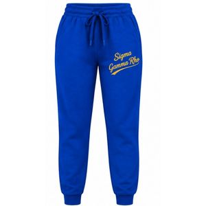 Pantalon de survêtement personnalisé SGRHO pour femme, en molleton, pour la sororité grecque Sigma Gamma Rho, idéal pour le sport et l'entraînement, vente en gros de vêtements - Product Image 1
