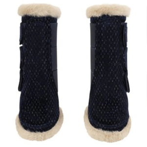 Bottes de protection confortables et personnalisées pour chevaux, fabriquées au Pakistan, avec rembourrage absorbant les chocs et soutien complet des tendons et des articulations. - Product Image 5
