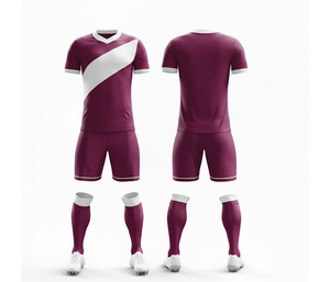 Full Soccer Uniform Set – Sublimated Jersey, Shorts & <b>Socks</b> | Men Women Youth Sizes | Lightweight Quick Dry Training Sportswear - Product Image 3