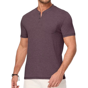 เสื้อยืดแขนสั้นลำลองผู้ชาย ผ้าฝ้าย 100% ทอเนื้อนุ่ม น้ำหนักเบา ทรงหลวม สีพื้น ย้อมสี พิมพ์ลาย สำหรับผู้ชาย - Product Image 1