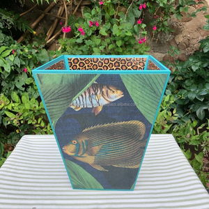 A durable, eco-friendly dustbin crafted from high-quality MDF wood. Perfect for indoor use in homes, <b>offices</b> By FWE - Product Image 2