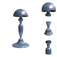 Support de rangement et de présentation pour chapeaux et perruques, en métal, style vintage, en forme de dôme, amovible, pour la maison, les boutiques et les coiffeuses