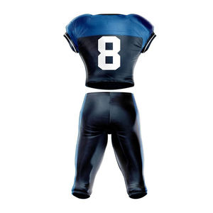 Uniforme de Fútbol Americano con Transferencia Térmica Completa, Talla Grande, Ropa de Equipo Personalizada, Venta al Por Mayor, Exportación, Jersey Deportivo de Calidad OEM - Product Image 4