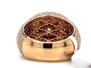 Anillo Redondo de Moissanita con Baño de Oro, Anillo de Diseño para Hombre, para Aniversario y Bodas, Joyería Hip Hop, Regalo de Cumpleaños para Él - Product Image 3