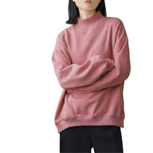 Sudadera de Felpa para Mujer, Color Gris Carbón, Cuello Redondo, Manga Larga, Estilo Casual de Invierno, Moda Urbana - Product Image 4