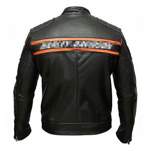 Chaqueta de Cuero para Motocicleta de Calidad Profesional para Hombre, Chaqueta de Motociclista con Logotipo Personalizado, Equipo de Motociclismo a Bajo Precio, Ropa de Carreras de Motos - Product Image 4