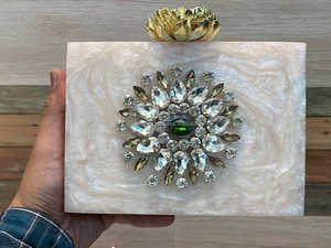 premium Handcrafted Resin Clutch Purse Elegant Luxury Acrylic <strong>Bag</strong> with Unique Design for Formal Events and <strong>Gifting</strong> - Product Image 3