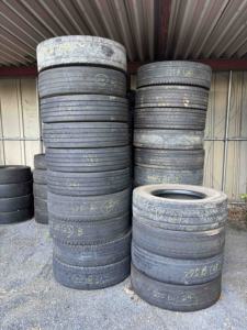 Pneus usagés remis à neuf pour camions et bus japonais 295/80R22.5 275/80R22.5 275/70R22.5 11R22.5 Radial DUNLOP YOKOHAMA BS - Product Image 4