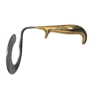 High-Quality Plastic Surgery Surgical <b>Instrument</b> with Fiber <b>Optic</b> Illumination Fiber <b>Optic</b> C-Type Circular Breast Retractor - Product Image 2