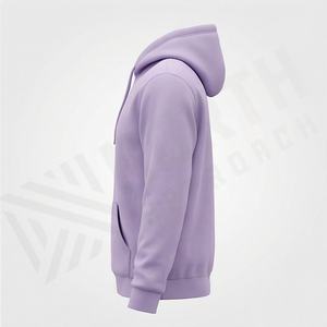 Sweat-shirt à capuche oversize en molleton épais de coton français de qualité supérieure pour homme, à épaules tombantes, vierge, personnalisable - Product Image 3