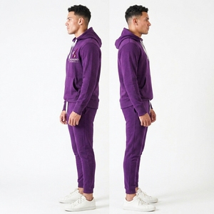 Chándales Deportivos para Hombre de Alta Calidad, Estilo Urbano, con Capucha, Talla Grande, Lisos, Teñidos, Casuales, Elásticos - Product Image 4