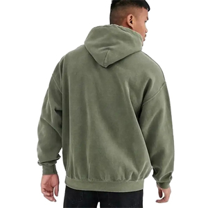 <b>Style</b> Oversized 100% Cotton Cropped Sun Faded Hoodie for Men Rainbow <b>Spray</b> High Quality Custom Men's Hoodies Manufacturer Street - Product Image 3