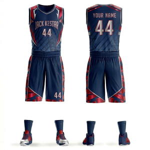 Vente en gros d'ensembles d'uniformes de basket-ball pour adultes et jeunes, 100% polyester respirant, grande taille, haute qualité, personnalisables, équipe personnalisée - Product Image 6