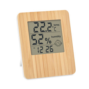 Stazione meteo orologio da tavolo intelligente Suncity per merchandising all'aperto - Product Image 5