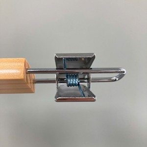 High Quality Wood Hanger Adjustable Clip Vietnam Factory Wholesale <b>Low</b> MOQ for Pants Dress <b>Wardrobe</b> Bathroom Use Multifunctional - Product Image 3