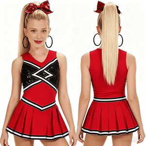 Uniforme de pom-pom girl sur mesure de style nouveau, fabriqué au Pakistan, pour jeunes, en vente - Product Image 1