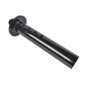 Adattatore a collo d'oca nero da 18 pollici per attacco a 5° ruota, tubo tondo da 4 pollici, capacità di carico 30.000 libbre, supporti per gancio di traino lunghi 18 pollici - Product Image 6