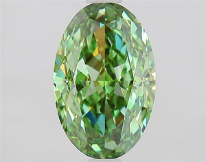 Majestueuse pierre précieuse verte ovale de 5 carats, offrant une brillance symétrique élite et une clarté de couleur intense exceptionnelle. - Product Image 5