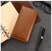 Portefeuille moderne pour homme, élégant et durable, en cuir synthétique de qualité supérieure, imperméable, fin, avec porte-cartes et organiseur d'argent