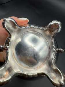 Sucrier vintage en argent plaqué avec couvercle F.B. Rogers 1883, sucrier antique avec poignées, service à thé classique - Product Image 5