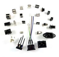 Conector USB 2.0 Hembra de 90 Grados, Modelo 1421A4-23D1-52R de la Marca LITE, Personalizado, con Terminación de Soldadura en Ángulo Recto, Cumple con RoHS