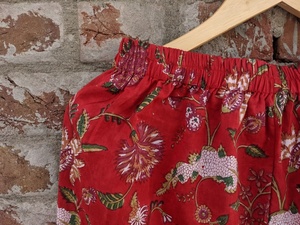 Conjunto de pijama de algodón transpirable para mujer con estampado floral, camisa de manga larga con pantalón largo de dos piezas. - Product Image 6