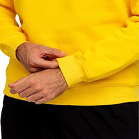 Sweatshirt Pria Premium Cokelat Nyaman 100% Katun Tahan Lama Kerah Bulat Bernapas Ramah Lingkungan Anti Kusut Cepat Kering Musim Gugur Terbaru