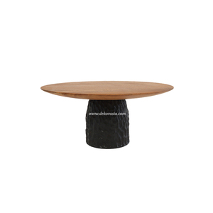 <b>Tier</b> <b>Cake</b> <b>Stand</b> Handmade Eco-Friendly Teak Wood Modern Art Antique Style Round Carved Design <b>Cake</b> Snacks Table for Home Use - Product Image 1