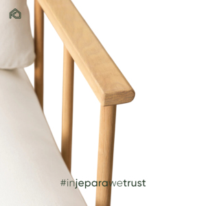 Ensemble de chaises longues modulaires en teck Sungkai et bois d'acajou pour l'extérieur, canapé et chaise de jardin au design moderne - Arya - Product Image 5